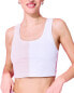 Terez Split Crop Top Women's Pink Xxs