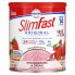 Фото #1 товара SlimFast, Original, коктейльная смесь-заменитель пищи, клубника со сливками, 364 г (12,83 унции)