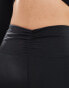 Фото #4 товара ASOS 4505 Hourglass ruched front high waist gym leggings in high shine black