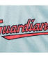 Women's Light Blue Cleveland Guardians Open Back Twist-Tie Tank Top