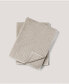 Фото #1 товара Organic Cotton Airy Waffle Bath Towel 2-Pack