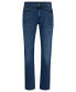 ფოტო #2 პროდუქტის Men's Mid-Blue Comfort-Stretch Regular-Fit Jeans
