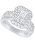 Кольцо Grown With Love Diamond Emerald-Cut & Round Triple Row - фото #1