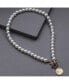 Women's White Pearl Strand Necklace