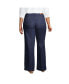 Фото #2 товара Plus Size Recover High Rise Wide Leg Blue Jeans