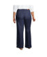 ფოტო #2 პროდუქტის Plus Size Recover High Rise Wide Leg Blue Jeans