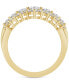 Фото #4 товара Diamond Cluster Band (1-1/2 ct. t.w.) in 14k Gold