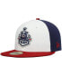 Фото #1 товара Men's White, Navy Round Rock Express Authentic Collection Team Alternate 59FIFTY Fitted Hat