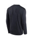 ფოტო #3 პროდუქტის Men's Navy Minnesota Twins Authentic Collection Practice Performance Long Sleeve T-shirt