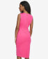 Фото #2 товара Платье женское Calvin Klein Panelled Jewel-Neck Sheath