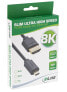 Фото #3 товара InLine Slim Ultra High Speed HDMI Cable AM/DM 8K4K gold plated black 0.5m