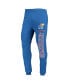 ფოტო #2 პროდუქტის Men's Royal, Heather Charcoal Kansas Jayhawks Meter Long Sleeve Hoodie T-shirt and Jogger Pajama Set