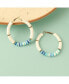 ფოტო #2 პროდუქტის Women's Gold Beachy Hoop Earrings