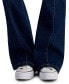 Фото #6 товара Juniors' High-Rise Wide-Leg Seamed Jeans