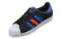 adidas originals Superstar Sneakers 休闲 防滑轻便 低帮 板鞋 男款 黑蓝 / Кроссовки Adidas originals Superstar BB2245