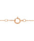 ფოტო #2 პროდუქტის Garnet (3-3/4 ct. t.w.) & Diamond Accent 18" Pendant Necklace in 14k Rose Gold