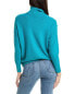 Rain + Rose Fringe Sweater Women's Blue S