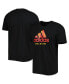 Men's Black Belgium National Team DNA Graphic T-shirt