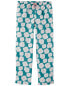 Фото #5 товара Kid Floral Pull-On Fleece Pajama Pants 4