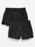 Фото #1 товара Ruffled Dolphin-Hem Run Shorts 2-Pack for Girls