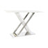 Фото #1 товара Журнальный столик DKD Home Decor Белый Серый Серебряный Кристалл Сталь (120 x 40 x 75 см)