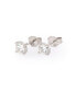 ფოტო #3 პროდუქტის Moissanite Stud Earrings (1 5/8 ct. t.w. Diamond Equivalent) in Sterling Silver