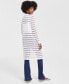 Фото #2 товара Women's Striped Long Cardigan, Created for Macy's