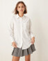 New Look poplin shirt in white