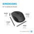 Фото #9 товара HP 150 Wireless Mouse - Ambidextrous - Optical - RF Wireless - 1600 DPI - Black