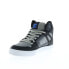Фото #8 товара DC Pure High-Top WC Mens Black Leather Skate Inspired Sneakers Shoes