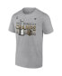 Фото #2 товара Men's Heather Gray Vegas Golden Knights 2023 Stanley Cup Champions Locker Room T-shirt