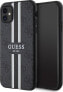 Guess Etui Guess GUHMN61P4RPSK Apple iPhone 11/XR czarny/black hardcase 4G Printed Stripes MagSafe