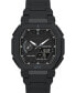 UFC Men's Colossus Analog-Digital Black Stainless Steel Watch, 45mm