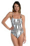 Фото #3 товара La Blanca Rouched Body Lingerie Mio One Piece Swimsuit, Java//Twisted Bamboo, 8