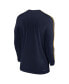 Фото #2 товара Men's Michigan Wolverines 2024 Sideline Coach UV Performance Long Sleeve T-Shirt