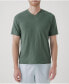 ფოტო #1 პროდუქტის Men's Organic Cotton Featherweight Slub V-Neck Tee