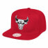 Бейсболка Mitchell&Ness Chicago Bulls Team Ground Красный, EMPTY - фото #1