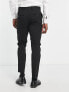 Фото #2 товара Selected Homme slim fit tux suit trouser in black