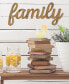Фото #2 товара Stratton Home Decor Family Natural Wood Script Wall Art