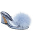 ფოტო #1 პროდუქტის Women's Hadie Fluff Slip-On Dress Slide Sandals