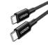 Фото #1 товара Kabel przewód USB-C 100W 5A PD 480Mbps 2m czarny