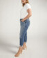 Фото #6 товара Plus Size Elyse Capri Jeans