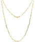 ფოტო #1 პროდუქტის 14K Gold Paperclip 2.8mm Chain Necklace, 16", approx. 4.4gr