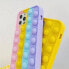 Etui Anti-Stress iPhone 12 Pro Max róż/żółty/niebieski/fioletowy
