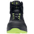 Фото #3 товара Безопасные ботинки Uvex 3 для мужчин, черно-зеленые, Европейский стандарт, антистатические, SRC