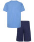 ფოტო #2 პროდუქტის Little Boys Jumbo Jumpman T-shirt and Shorts, 2 Piece Set