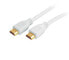 Фото #1 товара ShiverPeaks BS77470-W - 1 m - HDMI Type A (Standard) - HDMI Type A (Standard) - 3D - 17.819 Gbit/s - White