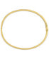 ფოტო #5 პროდუქტის 2-Pc. Set Diamond Bangle Bracelets (1/5 ct. t.w.) in 14k Gold-Plated Sterling Silver