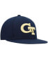 Фото #4 товара Men's Navy Georgia Tech Yellow Jackets Team On-Field Baseball Fitted Hat