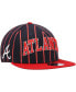 Фото #5 товара Men's Navy and Red Atlanta Braves City Arch 9FIFTY Snapback Hat